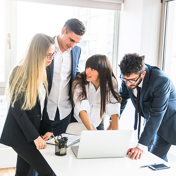 team planning business strategies